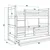 Baloo Bonny Krevet Na Sprat 190X80 Pine Plavi