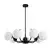 Opviq Luster Antler-13769, 74cm, IP20, Crno-beli