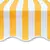 VIDAXL tenda iz platna (336x246cm) oranžna in bela