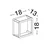 MISTI ZIDNA LAMPA LED 3000K 271lm  IP65 CRNA