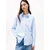 Tommy Jeans Bluza modra/bela