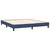 Krevet box spring s madracem LED plavi 160x200 cm od tkanine