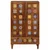 Highboard s ladicama Orah 60 x 33,5 x 100 cm Čvrsto drvo manga