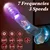 SuperLove LED Vibrating Dildo with Balls & Remote Small