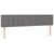 Vidaxl Box spring postelja z vzmetnico temno siva 200x200 cm blago