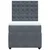 Vidaxl Box spring postelja z vzmetnico temno siv 90x190 cm žamet