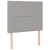 Vidaxl Box spring postelja z vzmetnico LED svetlo siva 90x190 cm blago