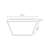 LED plafonsko svetlo FABIO LED/35W/230V crno