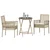 Vidaxl Vrtnik Bistro Set 3 szt. Bež poli ratan