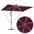 Suncobran S LED lampica Bordeaux Crvena 294 x 200 x 270 cm