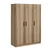 Hanah Home Garderober Kale-2281, 135x190x52 cm, Hrast