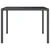 Vidaxl Vrtna miza antracit 100x100x72 cm jeklo