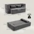 Homestar Sofa postelja za 2 osebi 203x95x75 cm siva