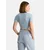 THE NORTH FACE Majica ESSENTIAL golobje modra/bela