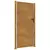 Vrtna vrata 100x200 cm Corten čelik