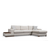 Atelier del Sofa Ugaona garnitura Loop 19 95x85x312cm Bela