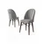 HANAH HOME Set 4 stolice Ritim Grey Brown