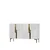 Hanah Home komoda Evva 120, 120 cm, bela / zlatna