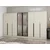 Hanah Home ormar sa reflektujućim staklom Nisa 20625, 360 cm, peščar