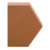 Akustični panel Hexagon 50 x 50 cm, debelina 5 cm, rjava barva