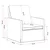 vidaXL Enosobna sofa Črna 70 x 81 x 82 cm Žamet