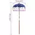 Balineški Parasol Plava 125 x 125 x 260 cm