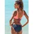 LASCANA ACTIVE Bikini hlačke nočno modra/lila/korala