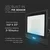 LED reflektor sa senzorom LED/50W/230V 6500K IP65 crni