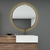 Ogledalo LED Magnolia Black R90