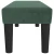 Greatstore Klop temno zelen 100x30x30 cm žamet