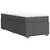 vidaXL Box spring postelja z vzmetnico temno siva 100x200 cm blago