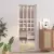 Unutarnja vrata 83 x 201,5 cm Bijela od ESG stakla i aluminija