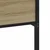 Vidaxl Posteljni okvir brez vzmetnice hrast 75x190 cm inženirski les