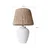 Opviq Stona lampa E27 Socket, Belo-Hrast