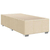 vidaXL Box spring postelja z vzmetnico krem 90x200 cm blago