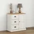 Komoda s ladicama VIGO 78x40x75 cm bijela od masivne borovine
