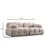 Atelier del Sofa Ugaona garnitura Petite, 190x160 cm, Krem