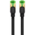 Baseus Braided network cable cat.8 Ethernet RJ45, 40Gbps, 2m (black)