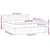 Vidaxl Box spring postelja z vzmetnico LED modra 160x200 cm blago