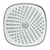 HANSGROHE nadglavna prha CROMA SELECT E 180- Bela-krom (26524400)