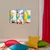 Wallity Set slika sa LED rasvjetom 3PATIACT-19, 3 dijela
