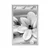 Plakat luksuzna magnolija z biseri v črnobeli varianti - 40x60 no frame