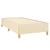shumee Box spring postelja z vzmetnico krem 100x200 cm blago
