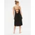 Trendyol Black Lace and Knitted Nightgown with Back Detail and a slit