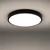 Sollux SL.1248 - LED plafonsko svetlo ONYX LED/48W/230V O 60 cm, crno