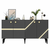 HANAH HOME Komoda Iris Anthracite Gold