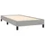 Vidaxl Box spring postelja z vzmetnico svetlo siv 100x200 cm blago