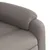 Naslonjač na podizanje od tkanine smeđesivi