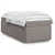 Vidaxl Box spring postelja z vzmetnico taupe 100x200 cm blago
