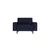 ATELIER DEL SOFA 1-Seat Sofa - fotelja Sparrow Loveseat Night Blue Walnut
